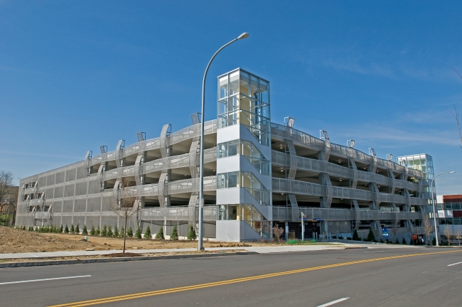 Shared parking structure